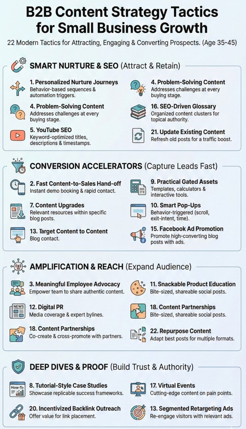 B2b Content strategy Tactics