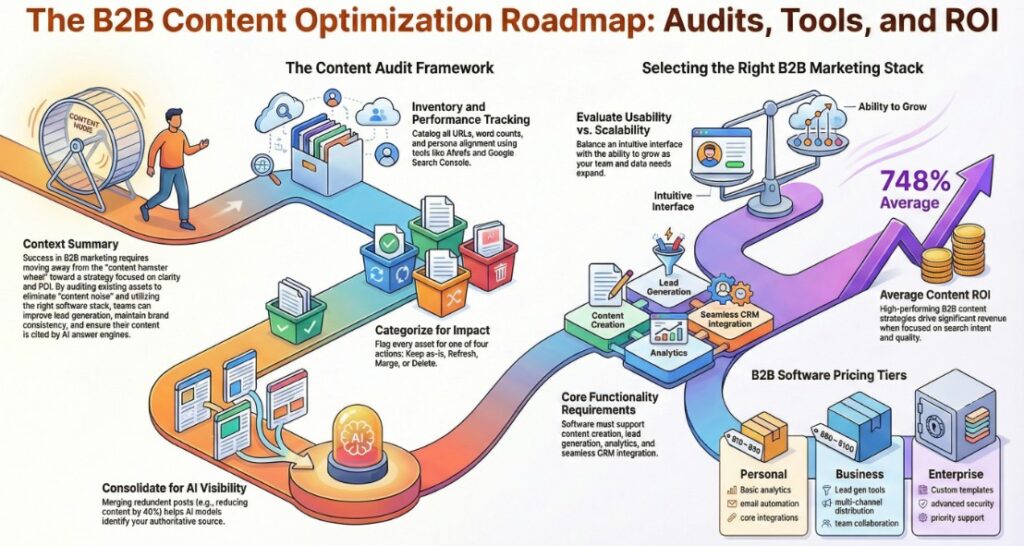 Content audit infographics