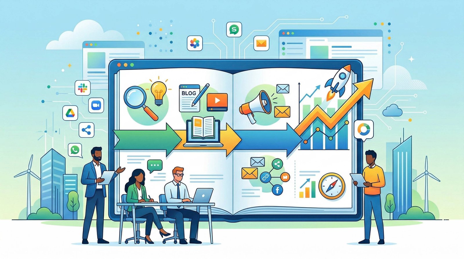 Complete B2B content marketing playbook for SaaS companies