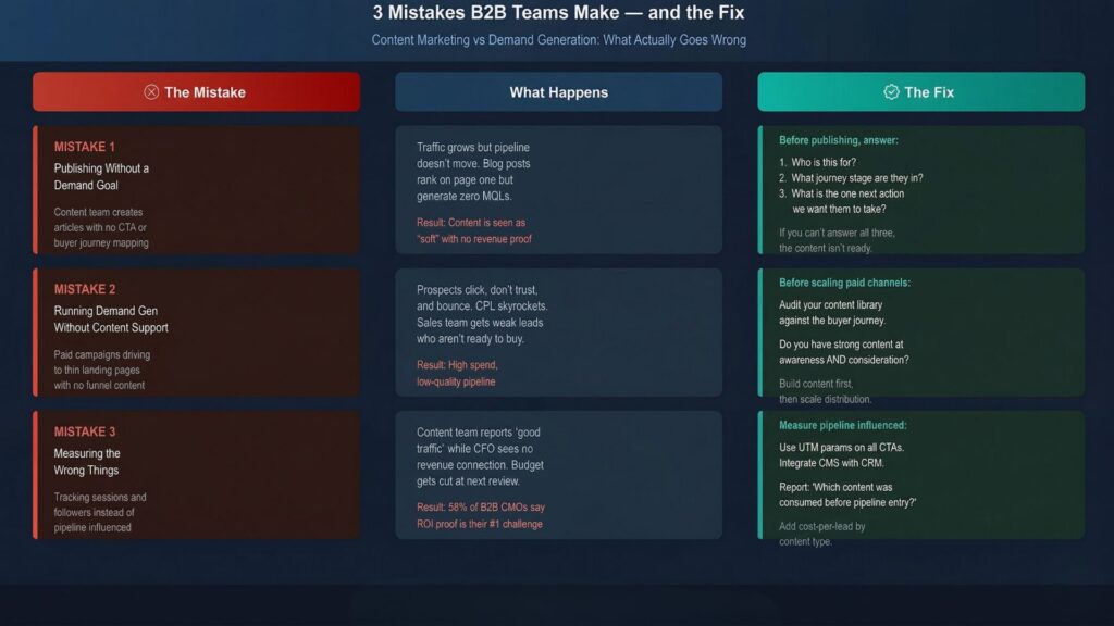 3 mistakes b2b teams make