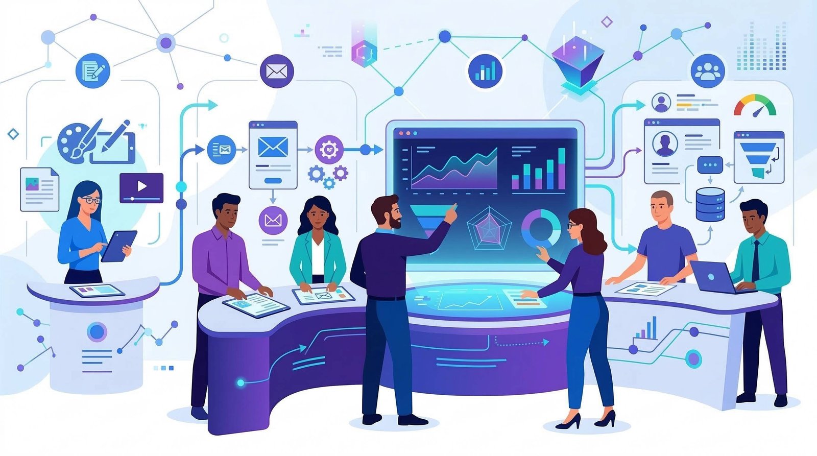 Marketing automation workflows for B2B content teams