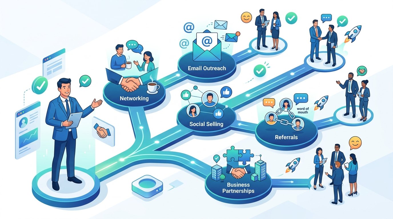 How to start B2B sales and get your first leads