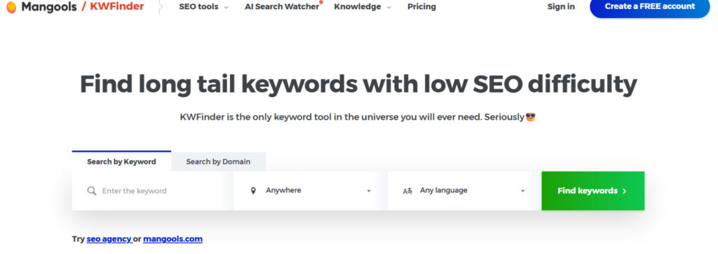 kwfinder