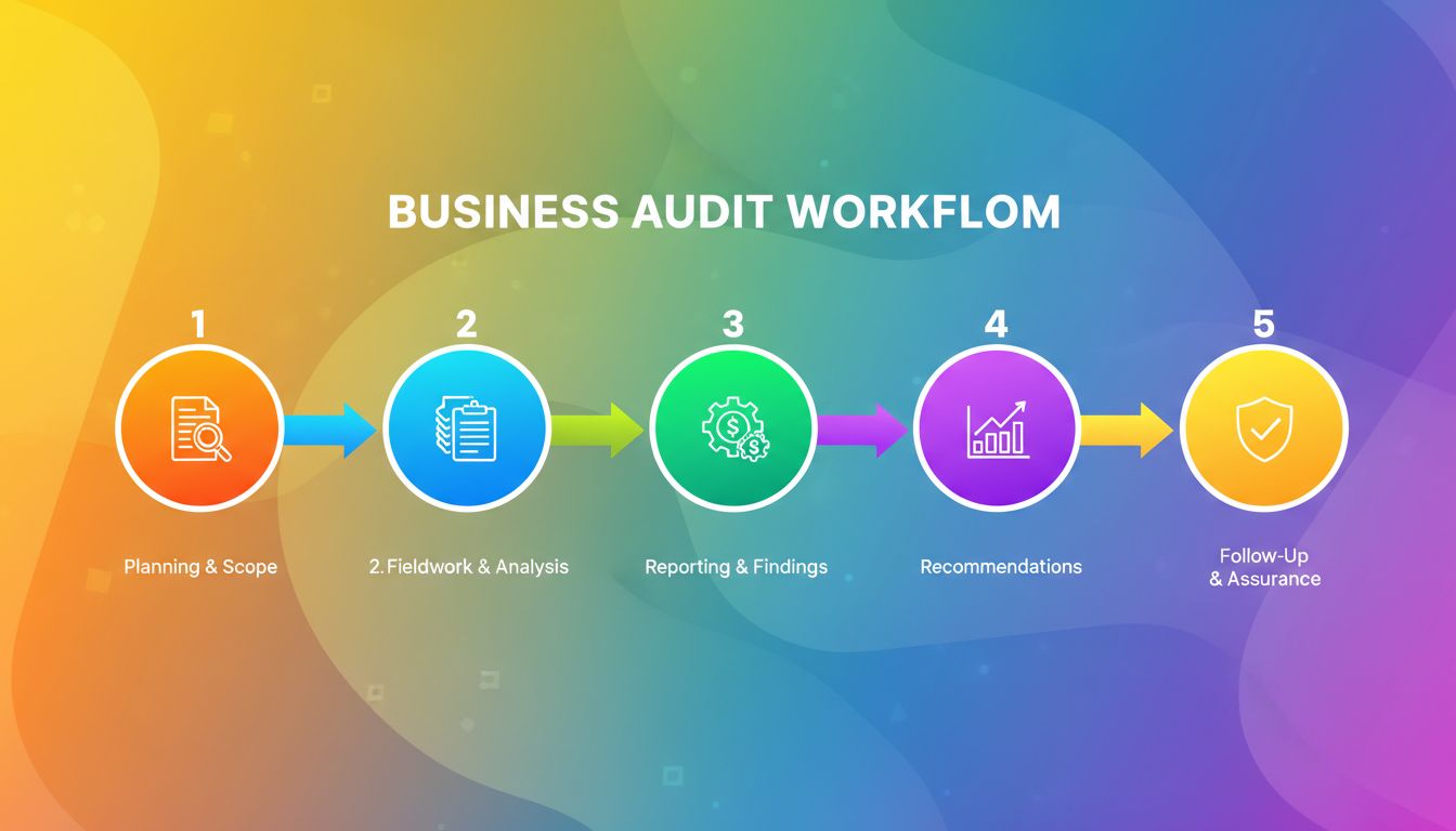 5-step AI search visibility audit workflow for B2B companies