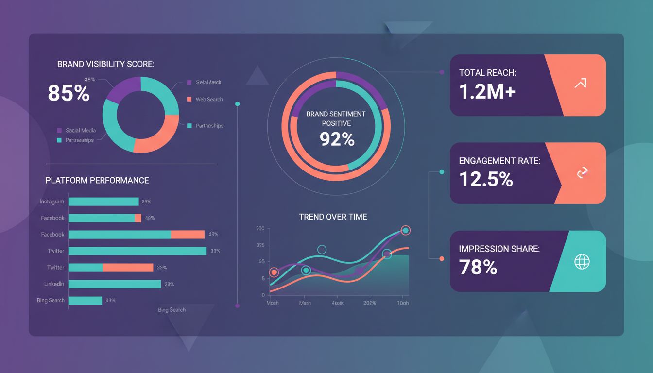 AI Share of Voice and Brand Visibility Score metrics for B2B AI search