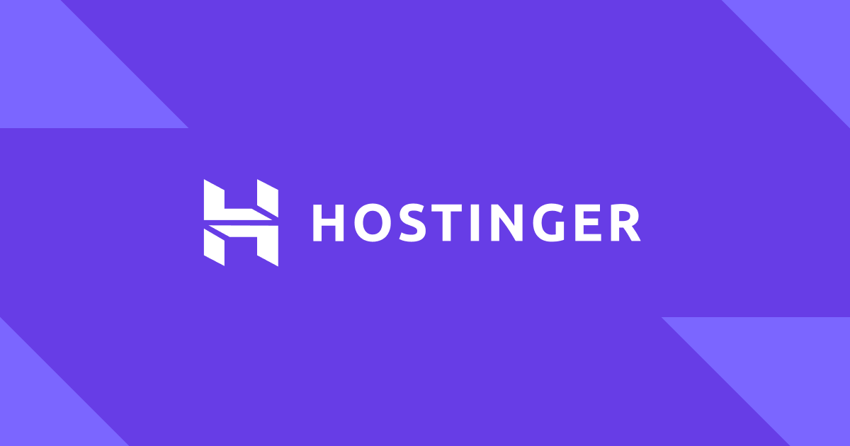 Hostinger homepage - best web hosting for B2B SMBs