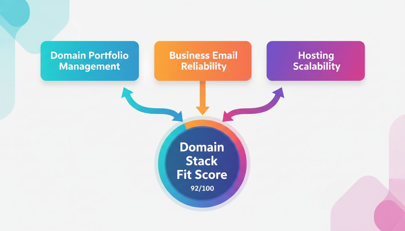Domain Stack Fit Score framework diagram